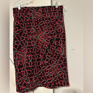 Lularoe Cassie pencil skirt, size Large